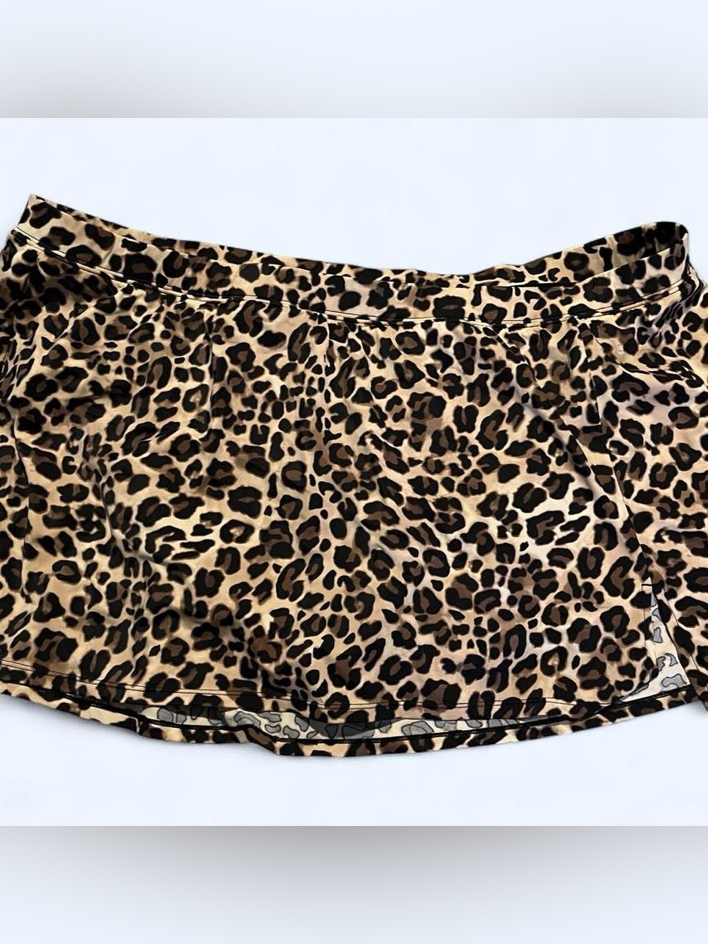 Leopard Print Swim Skirt 3XL